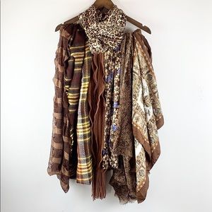 🐻Shades of Brown BUNDLE of 7 Mixed Scarves🐻